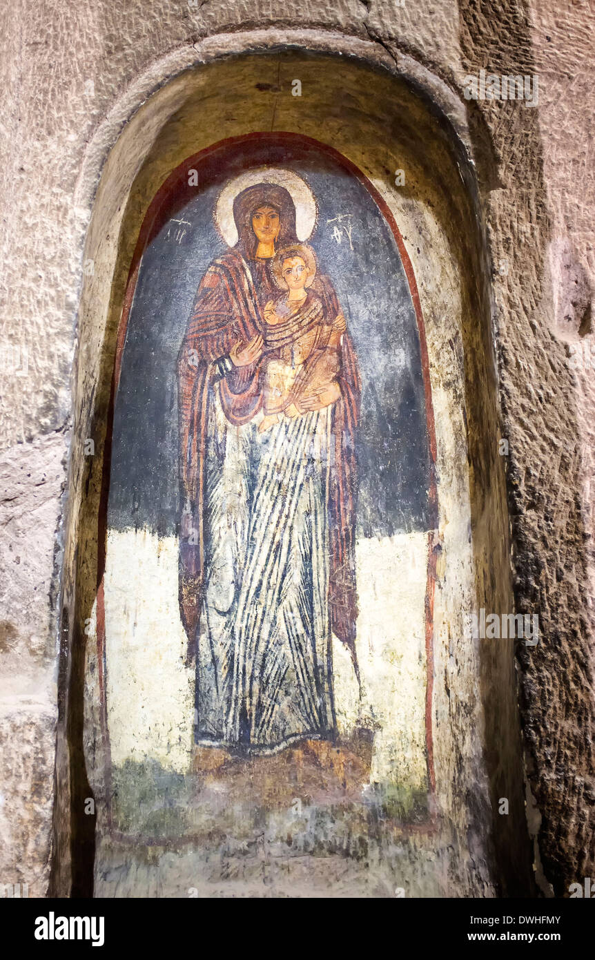 Wandmalereien, Gumusler Stockfoto