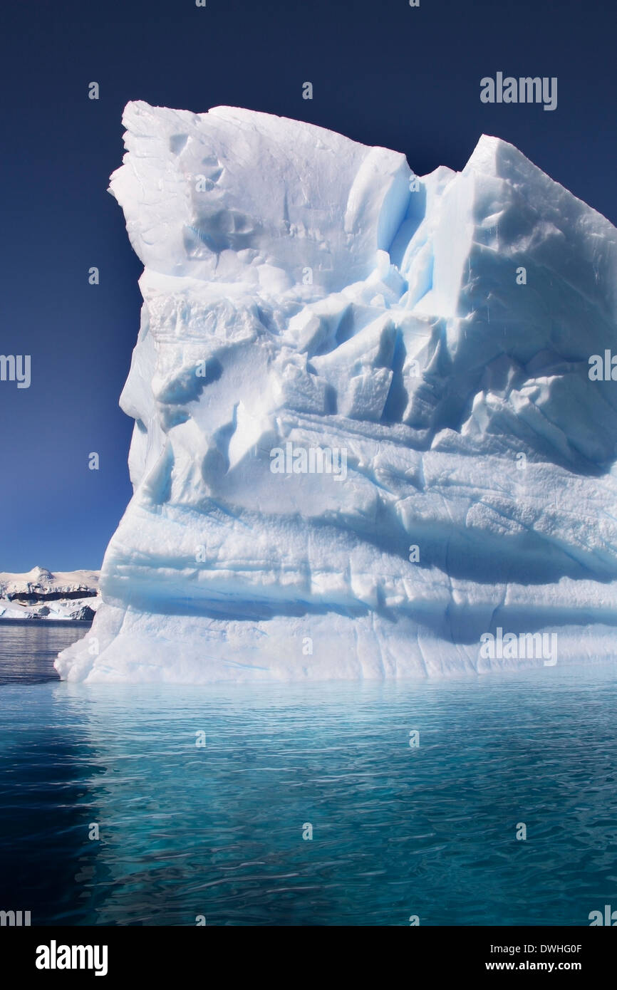 Ein Eisberg langsam schmelzen - Antarktis Stockfoto