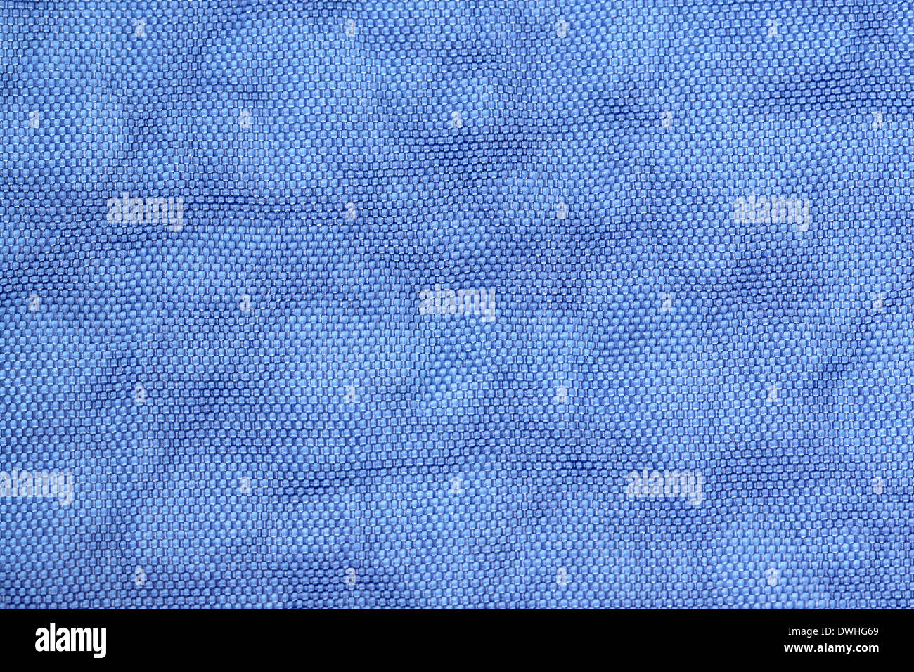 Fokus-blauen Hintergrund Stoff-Tasche. Stockfoto