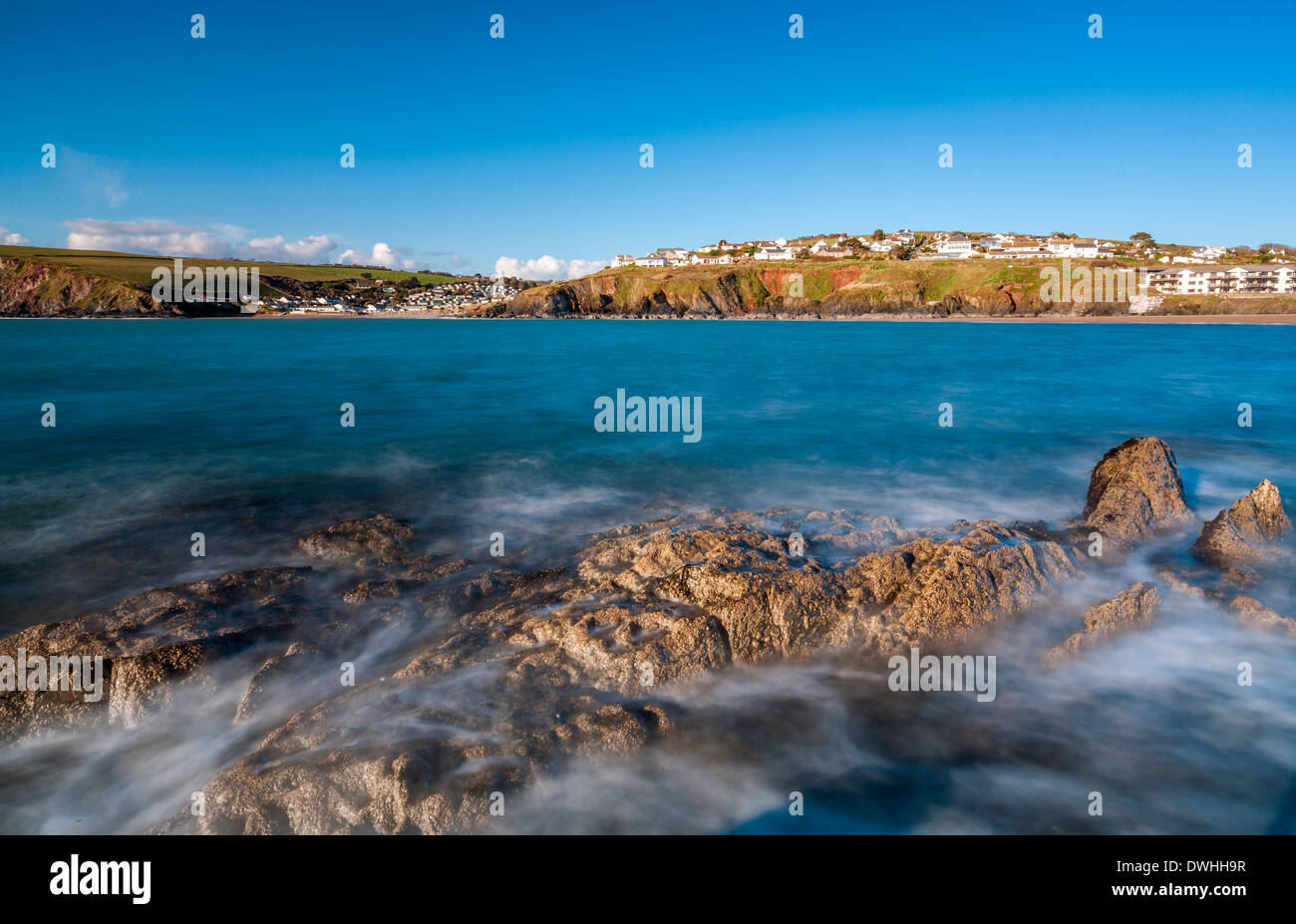 Burgh Island, Bigbury-sur-mer, South Hams, Devon, England, Europa. Stockfoto