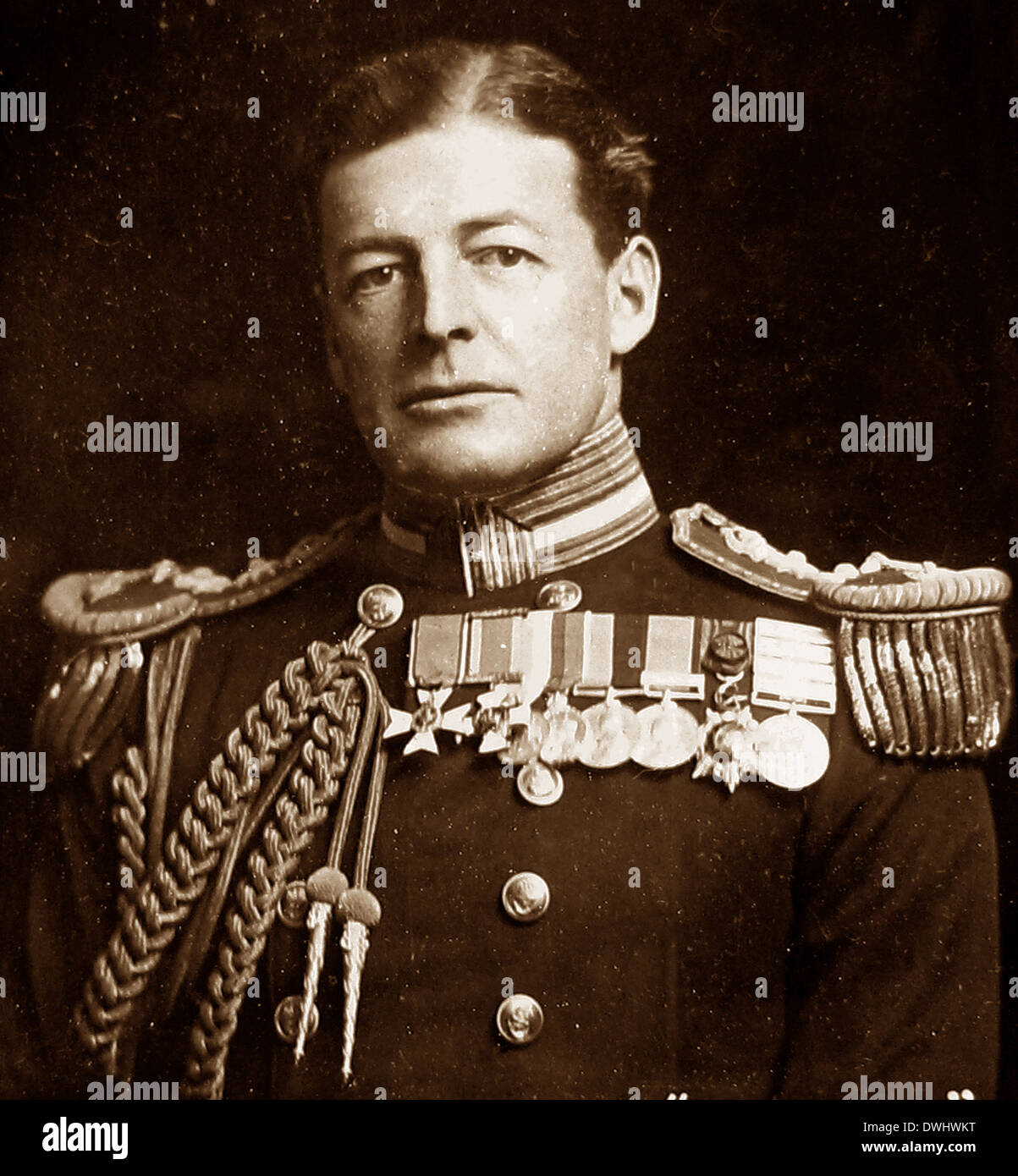 Sir David Beatty Admiral der Flotte Anfang 1900 Stockfoto
