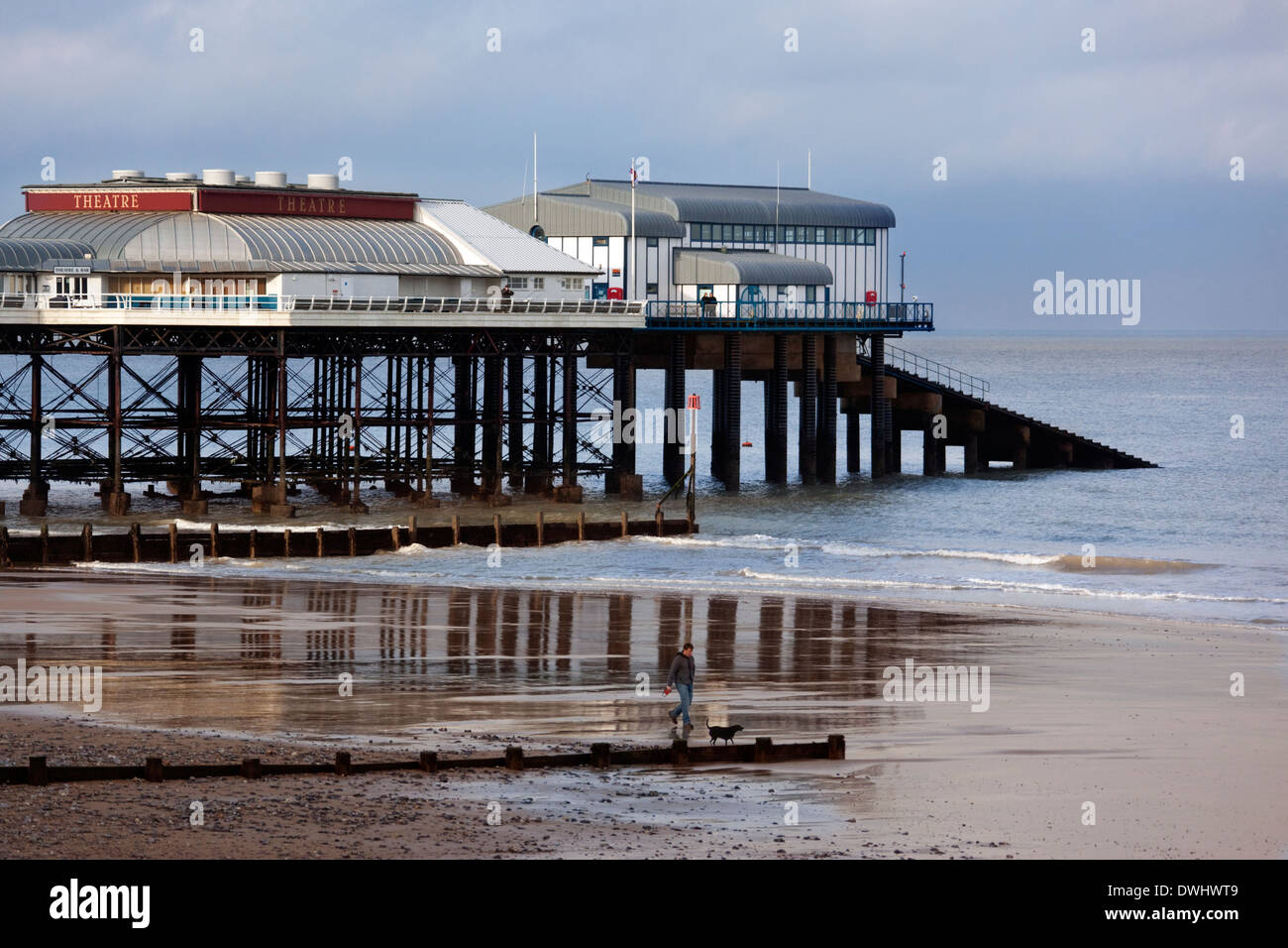 Der Pier bei Cromer an der Norfolk-Küste im Südosten Englands Stockfoto
