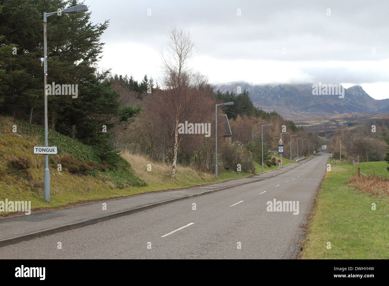 Zunge unterzeichnen und Ben Loyal Schottland März 2014 Stockfoto