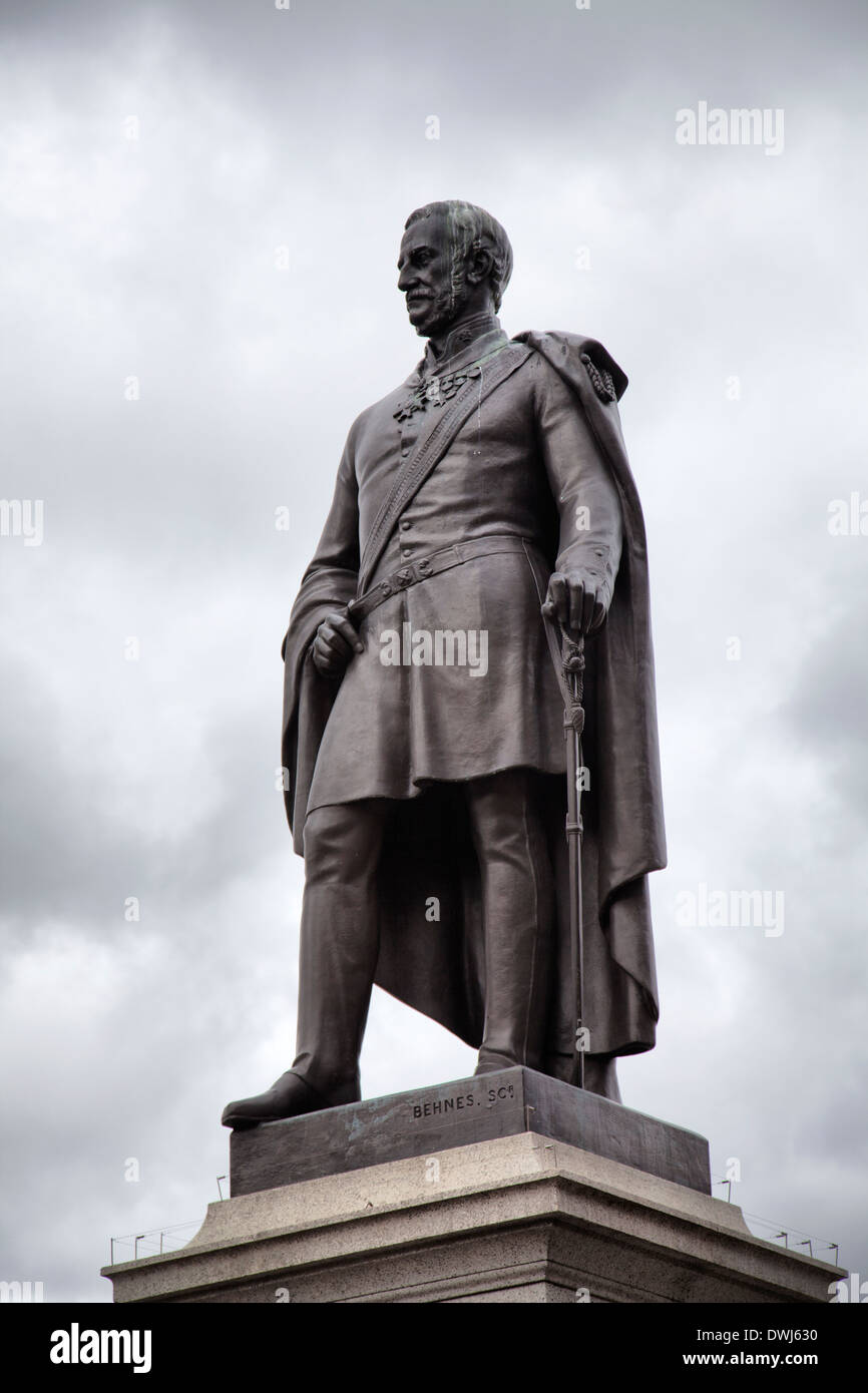 Sir Henry Havelock Statue auf dem Trafalgar Square - London-UK Stockfoto
