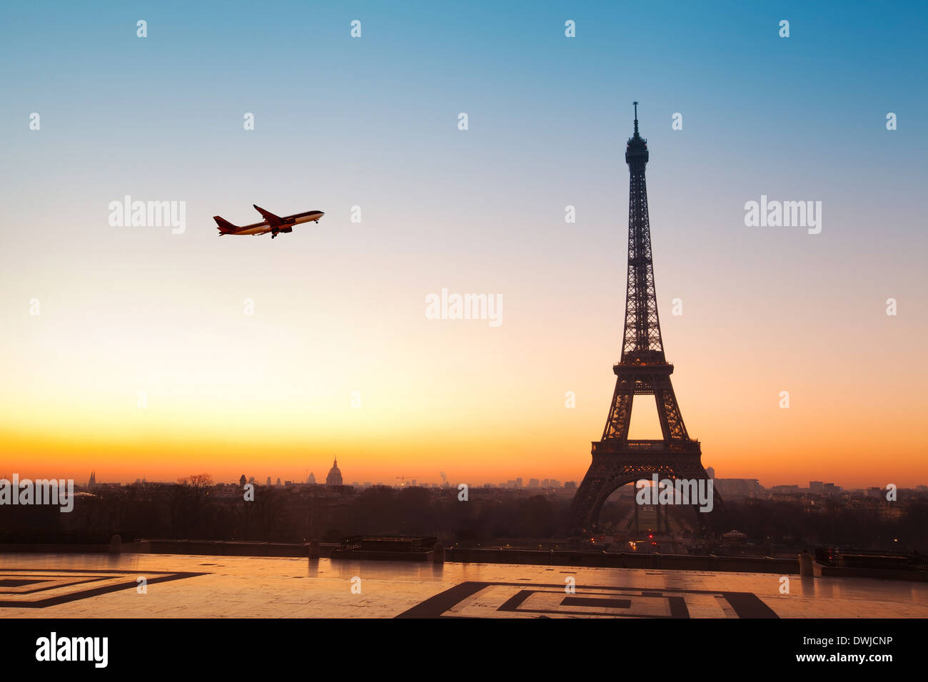 Reisen nach Paris Stockfoto