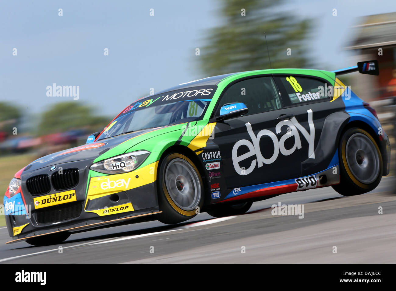 Nick Foster (GBR) eBay Motors BMW 125i M Sport Stockfoto