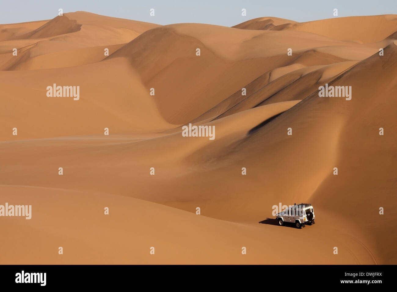 Die Sanddünen der Namib-Wüste in Namibia Stockfoto