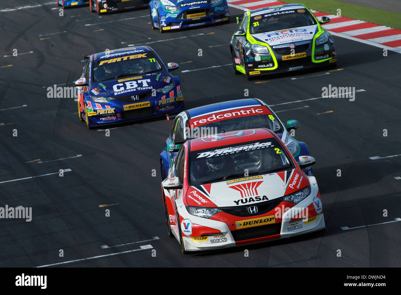 Matt Neal (GBR) Honda Yuasa Racing Honda Civic Stockfoto