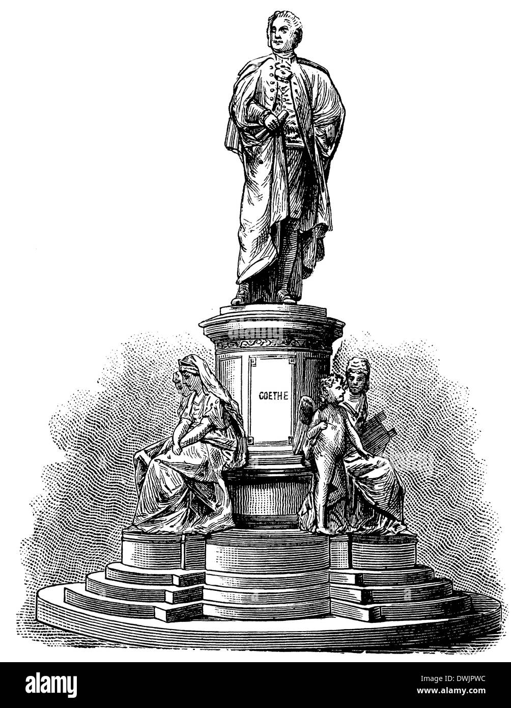 Johann Wolfgang von Goethe (1749 – 1832), deutscher Schriftsteller Stockfoto