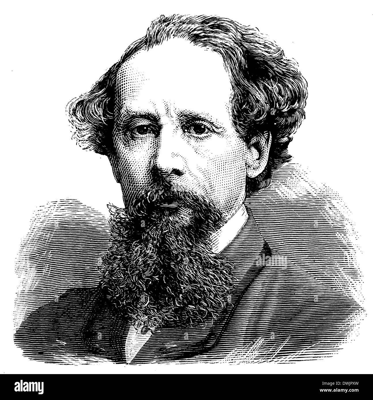 Charles Dickens (1812 – 1870), britische Schriftstellerin Stockfoto