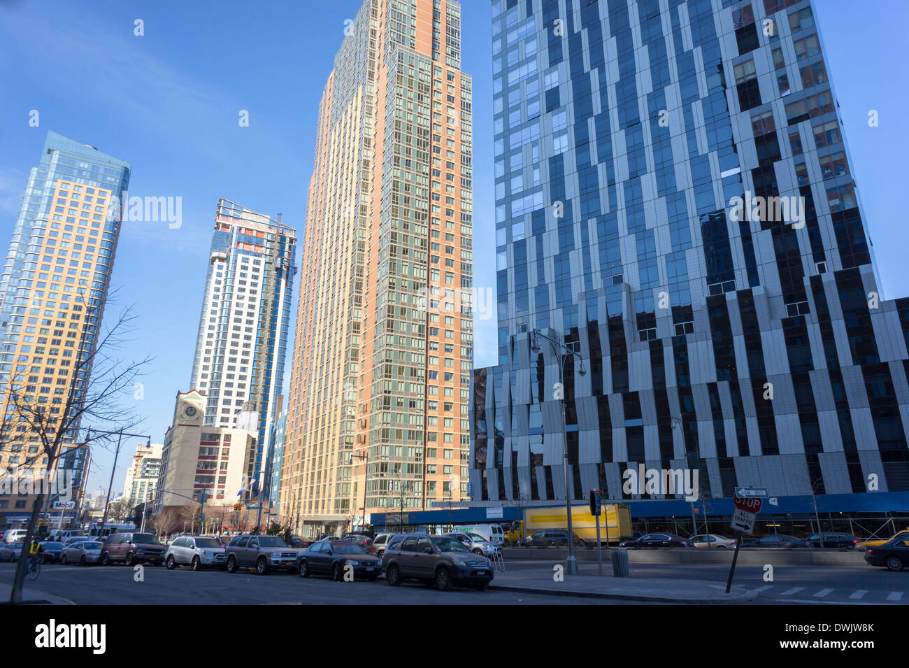 Luxus-Wohnung hoch erhebt sich im Herzen von Brooklyn in New York Stockfoto