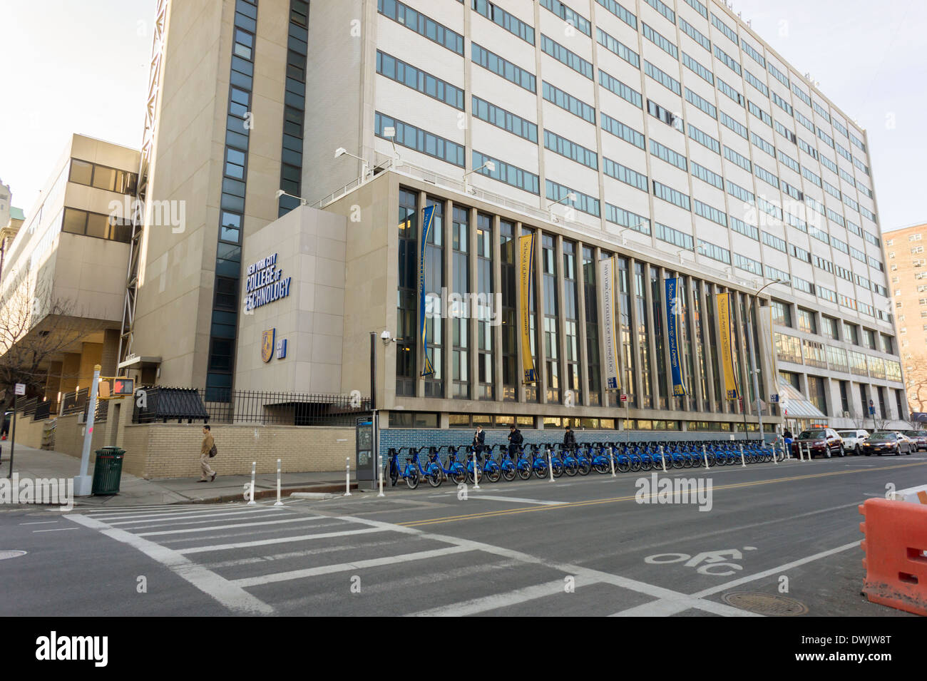 New York City College of Technology in Downtown Brooklyn in New York Stockfoto