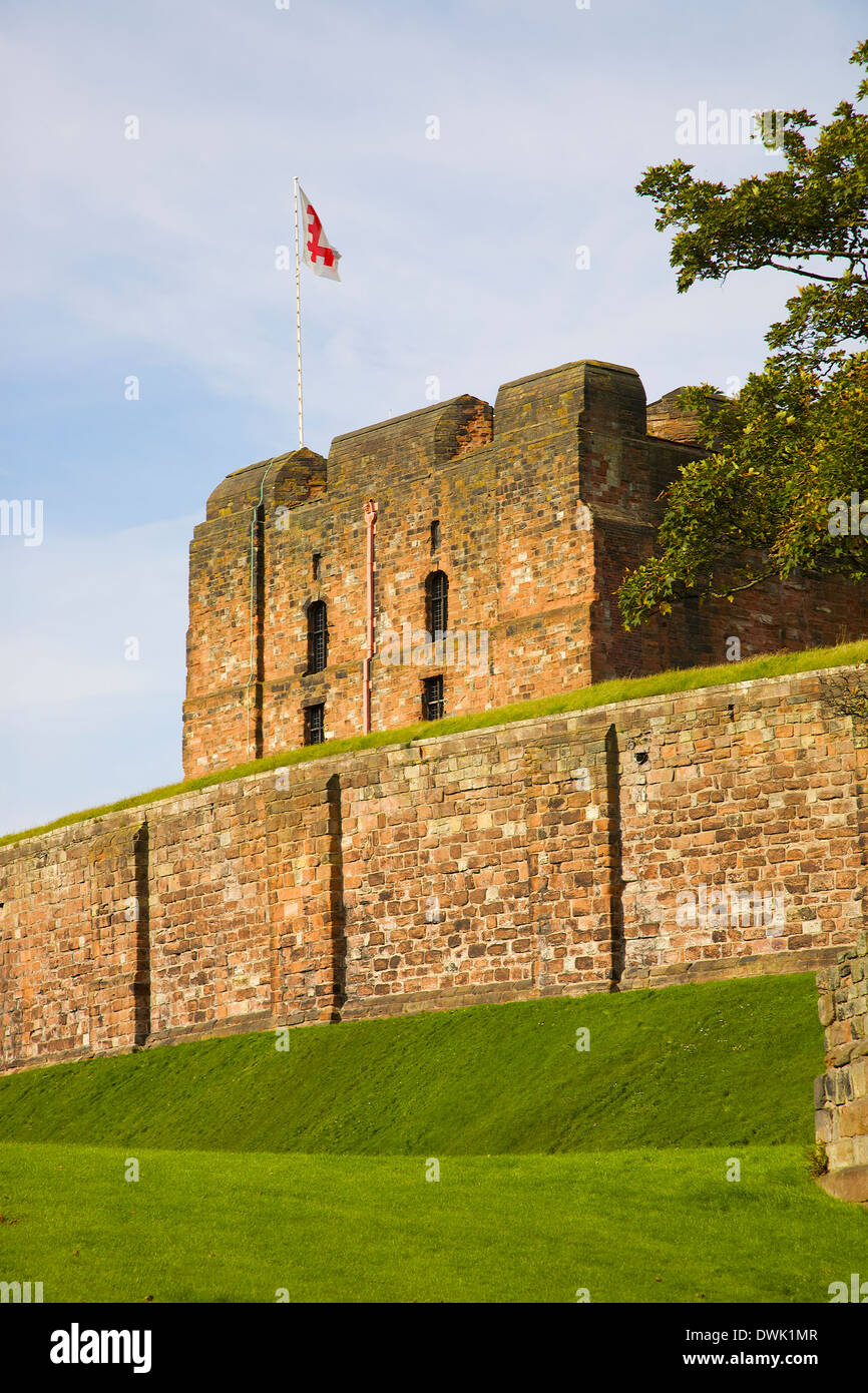 Carlisle Castle Carlisle Cumbria England Vereinigtes Königreich Großbritannien Stockfoto