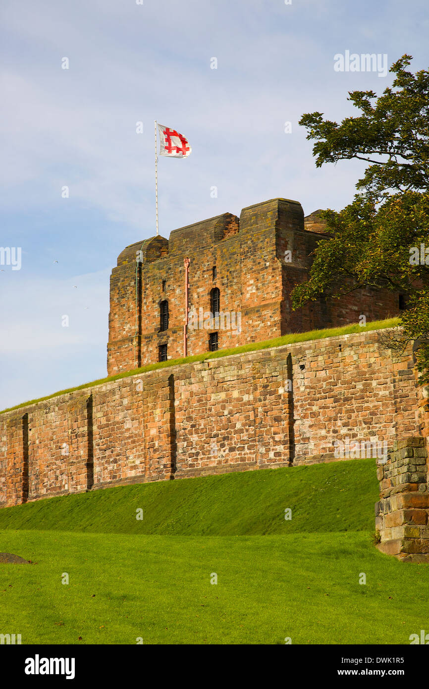 Carlisle Castle. Carlisle Cumbria England Vereinigtes Königreich Großbritannien Stockfoto