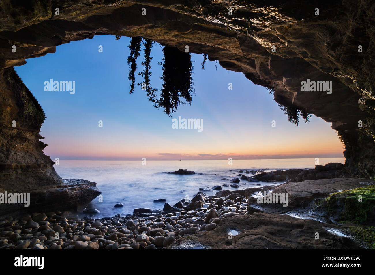 Sunset Cliffs – San Diego Stockfoto