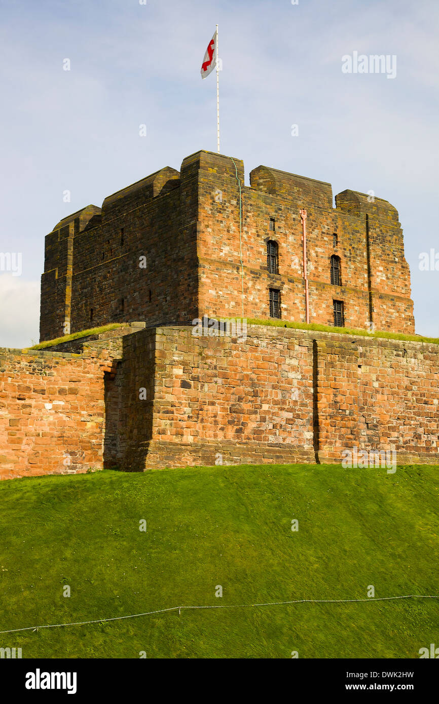 Carlisle Castle, Carlisle Cumbria England Vereinigtes Königreich Großbritannien Stockfoto