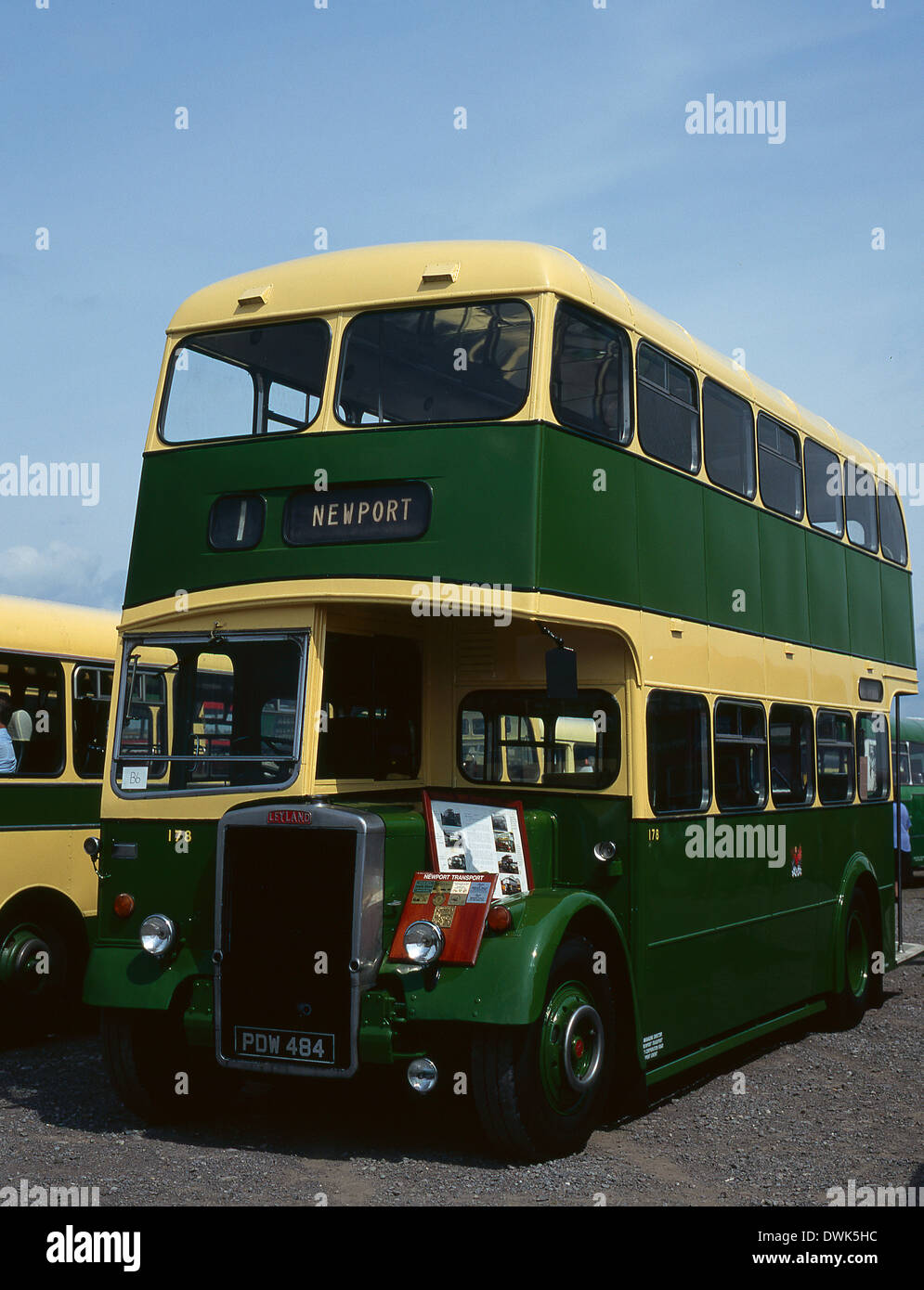 Leyland Titan PD 2/40 mit Longwell grün Körper. Gebaut 1958 Stockfoto