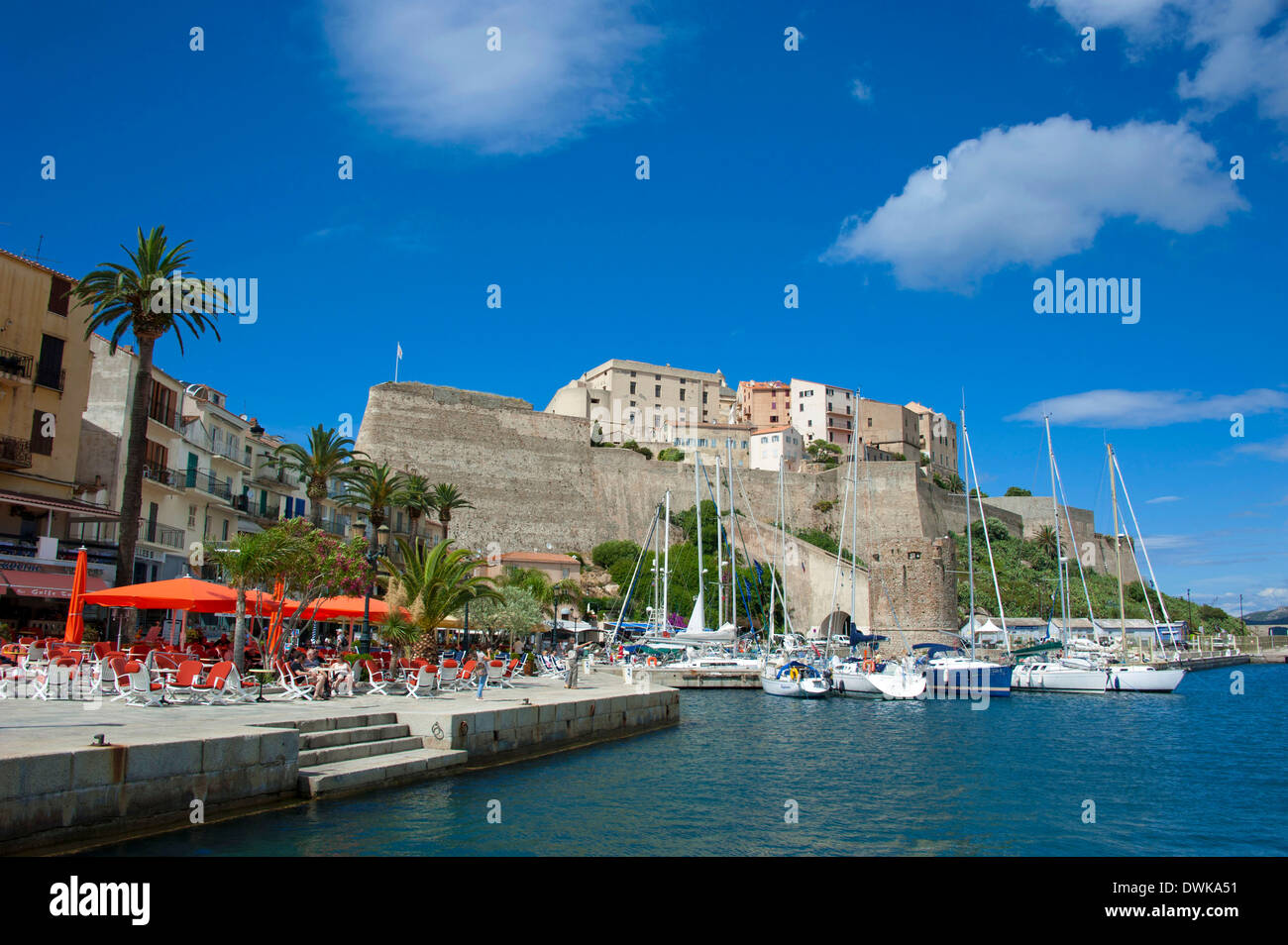 Zitadelle von Calvi Stockfoto