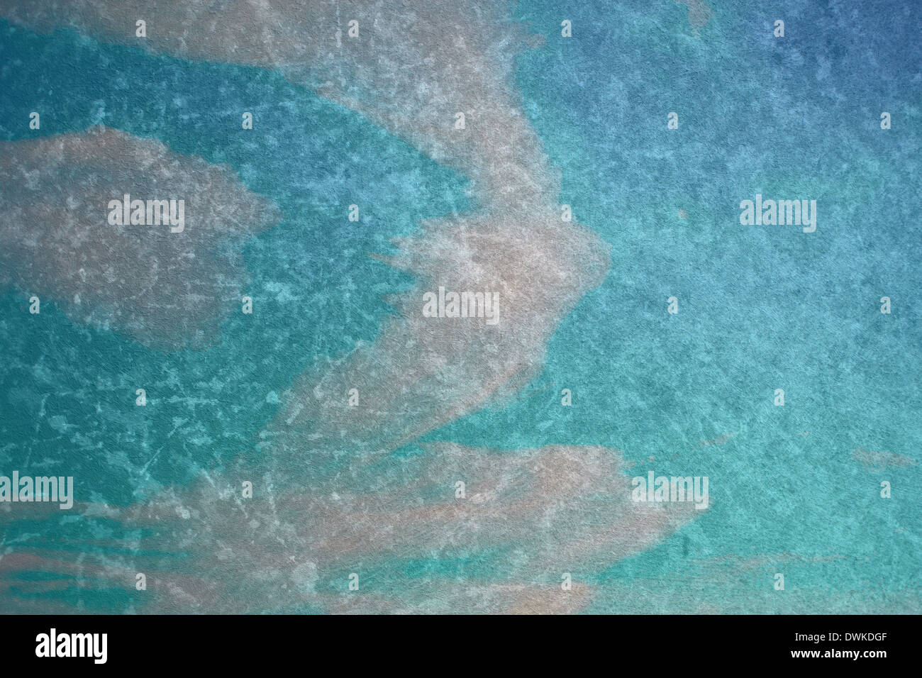 abstrakte Himmel Hintergrund auf zerkratzten Oberfläche Stockfoto