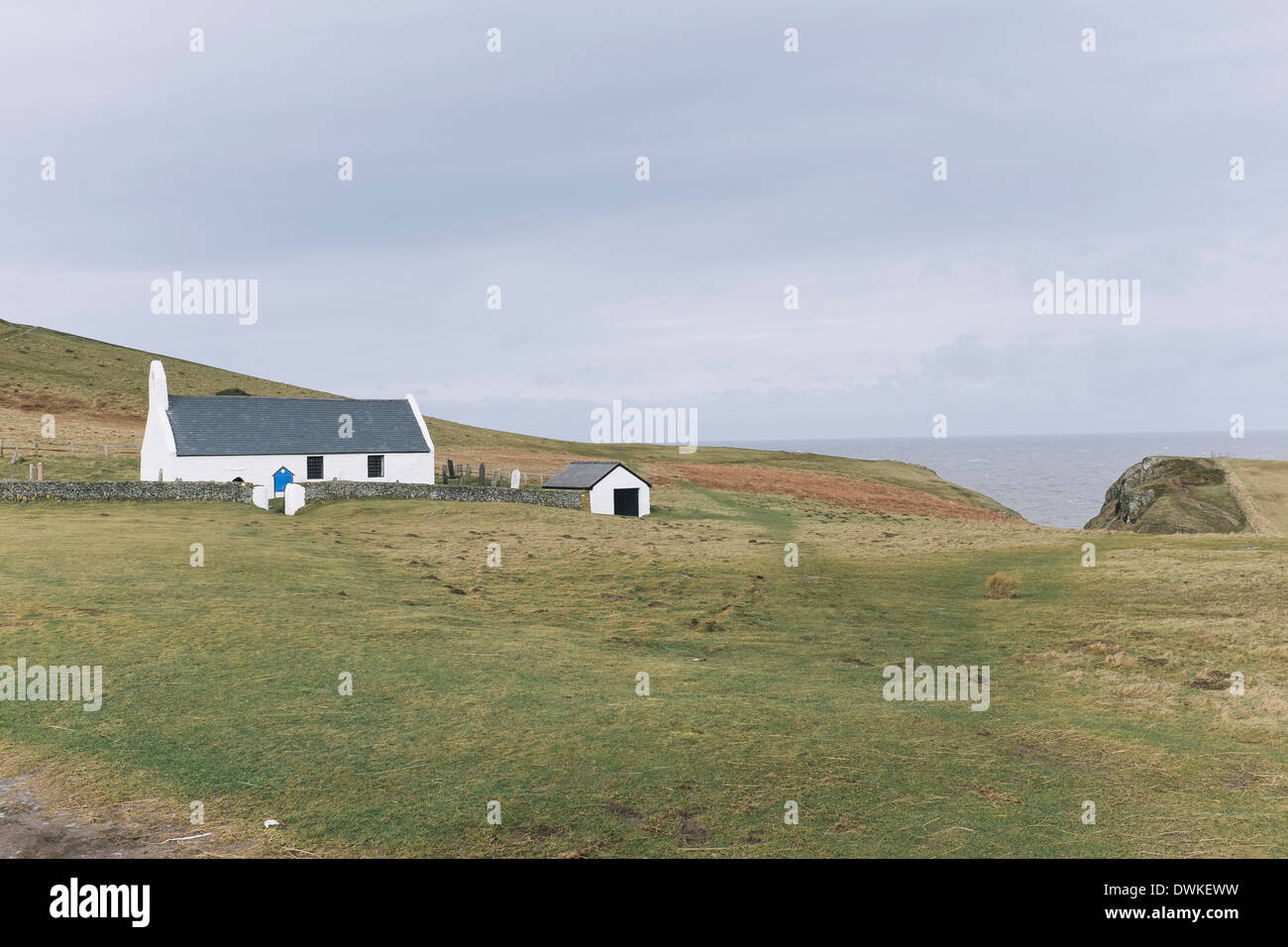 MWNT Kirche, Cardigan Bay. Stockfoto