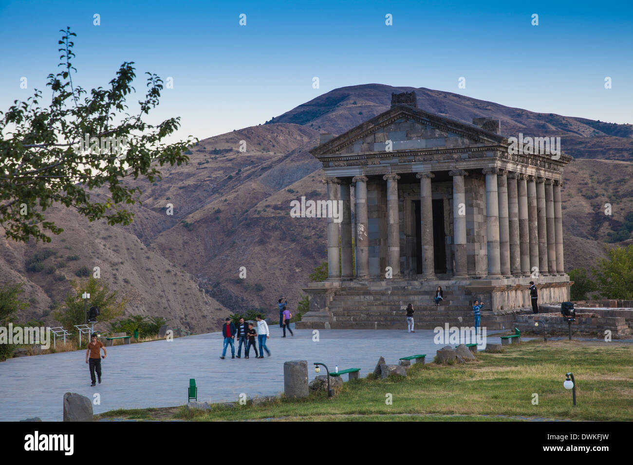 Tempel von Garni, Garni, Yerevan, Armenien, Zentralasien, Asien Stockfoto