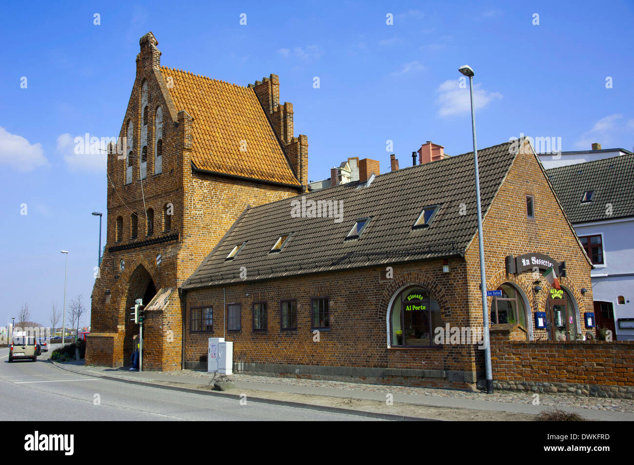 Wassertor, Wismar Stockfoto