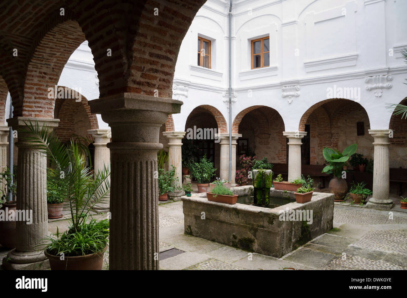 El Palancar Convent, Pedroso de Acim, Cáceres, Extremadura, Spanien, Europa Stockfoto