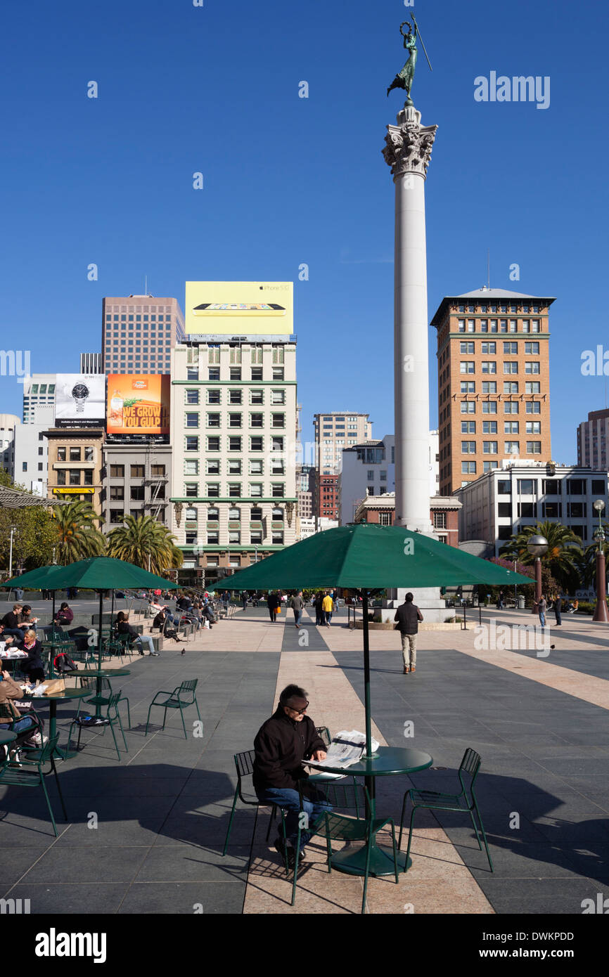 Union Square, San Francisco, Kalifornien, Vereinigte Staaten von Amerika, Nordamerika Stockfoto