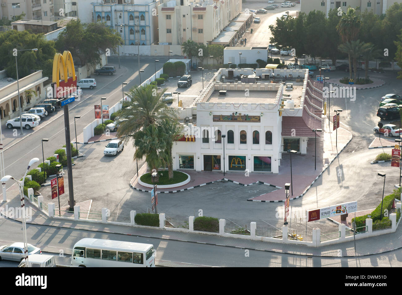 MC Donalds Restaurant, Fereej Bin Mahmoud Doha Katar Stockfoto