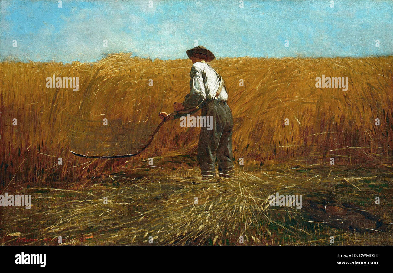 Winslow Homer - Veteran in einem neuen Feld Stockfoto