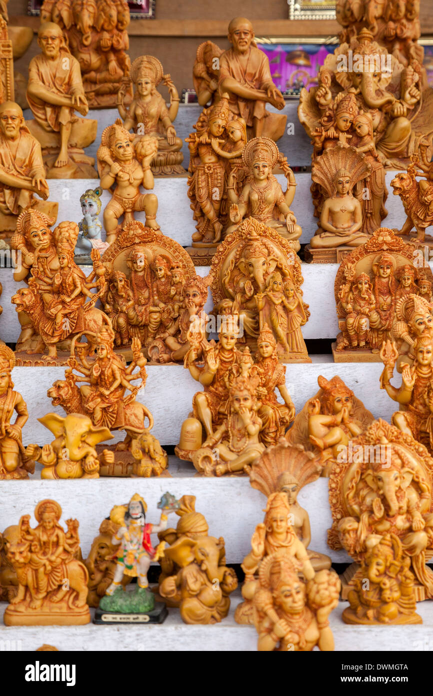 Jaipur, Rajasthan, Indien. Hindu religiösen Figuren. Stockfoto