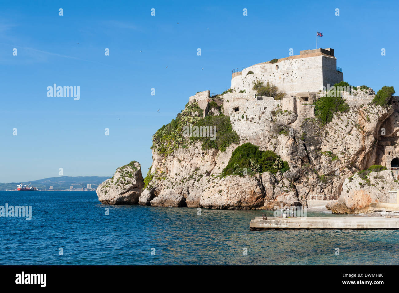 Festung in Gibraltar Stockfoto
