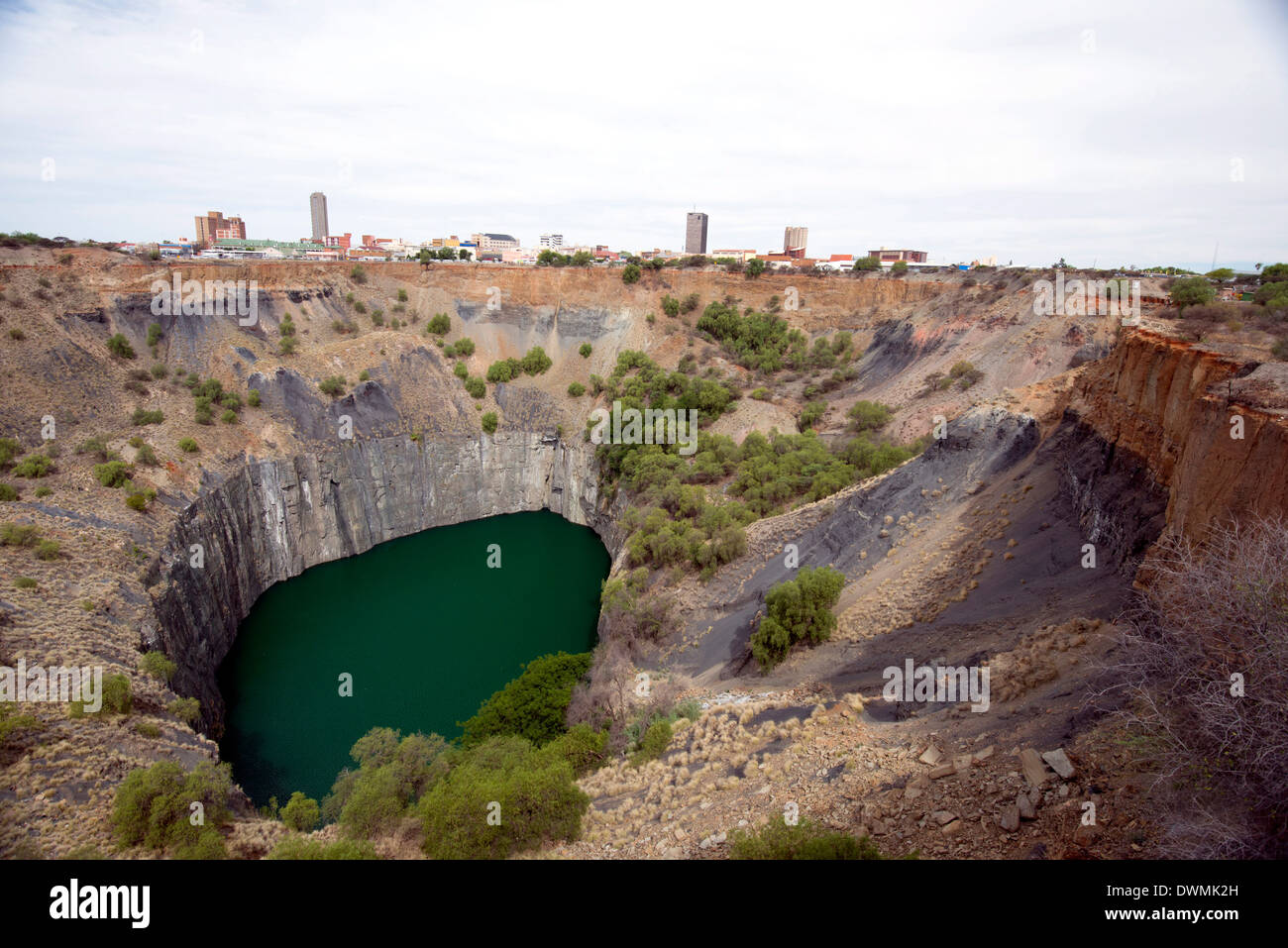 Das Big Hole Teil des Kimberley Diamantenmine die ergab 2722 kg Diamanten, Northern Cape, Südafrika, Afrika Stockfoto