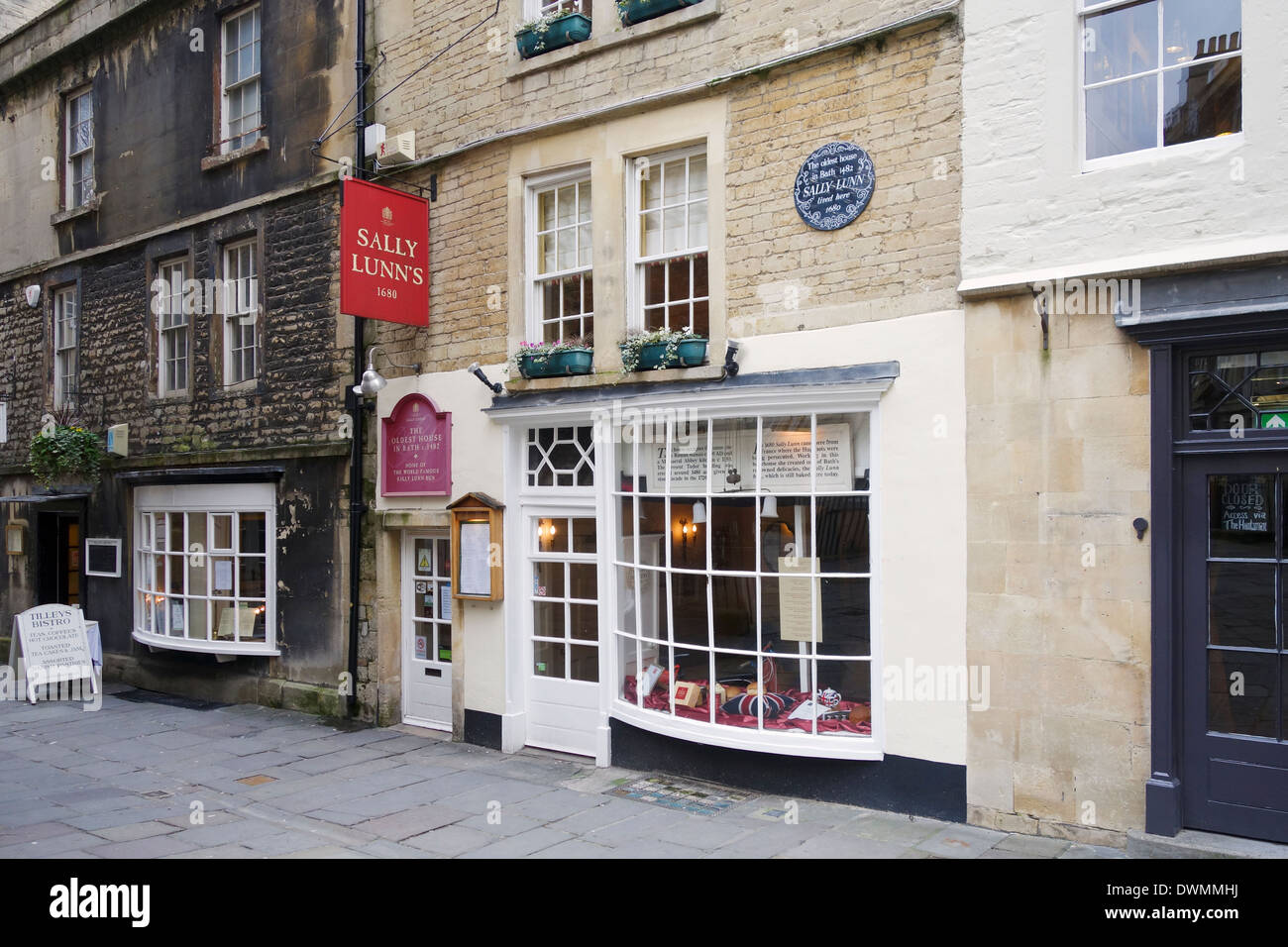 Sally Lunns Teestube, Bath, England, Großbritannien Stockfoto