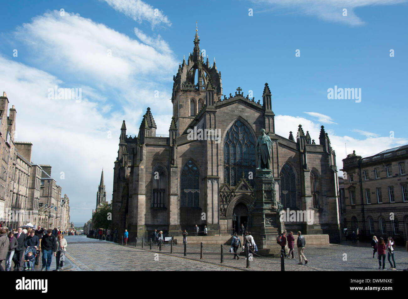 St. Giles Kathedrale in Edinburgh Stockfoto