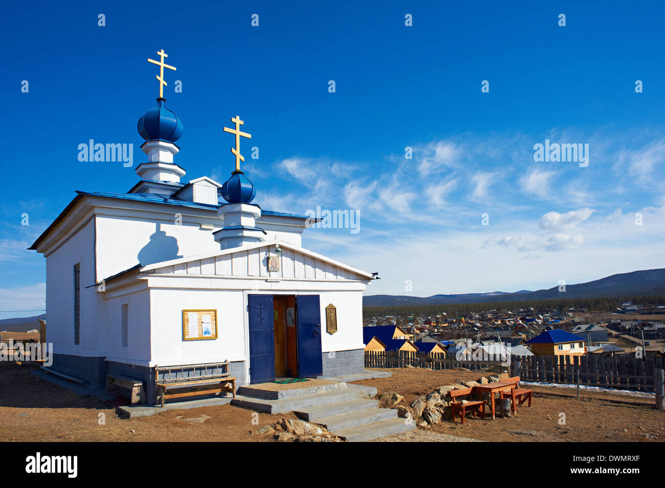 Khoujir, Maloje More (kleines Meer), Olchon-Insel, den Baikalsee, der UNESCO. Oblast Irkutsk, Sibirien, Russland Stockfoto