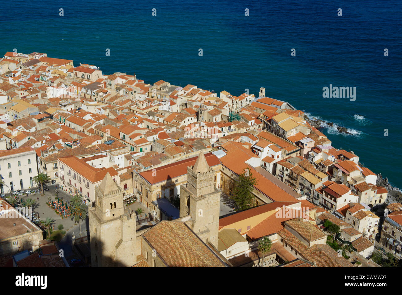 Cefalu, Palermo Bezirk, Sizilien, Italien, Mittelmeer, Europa Stockfoto