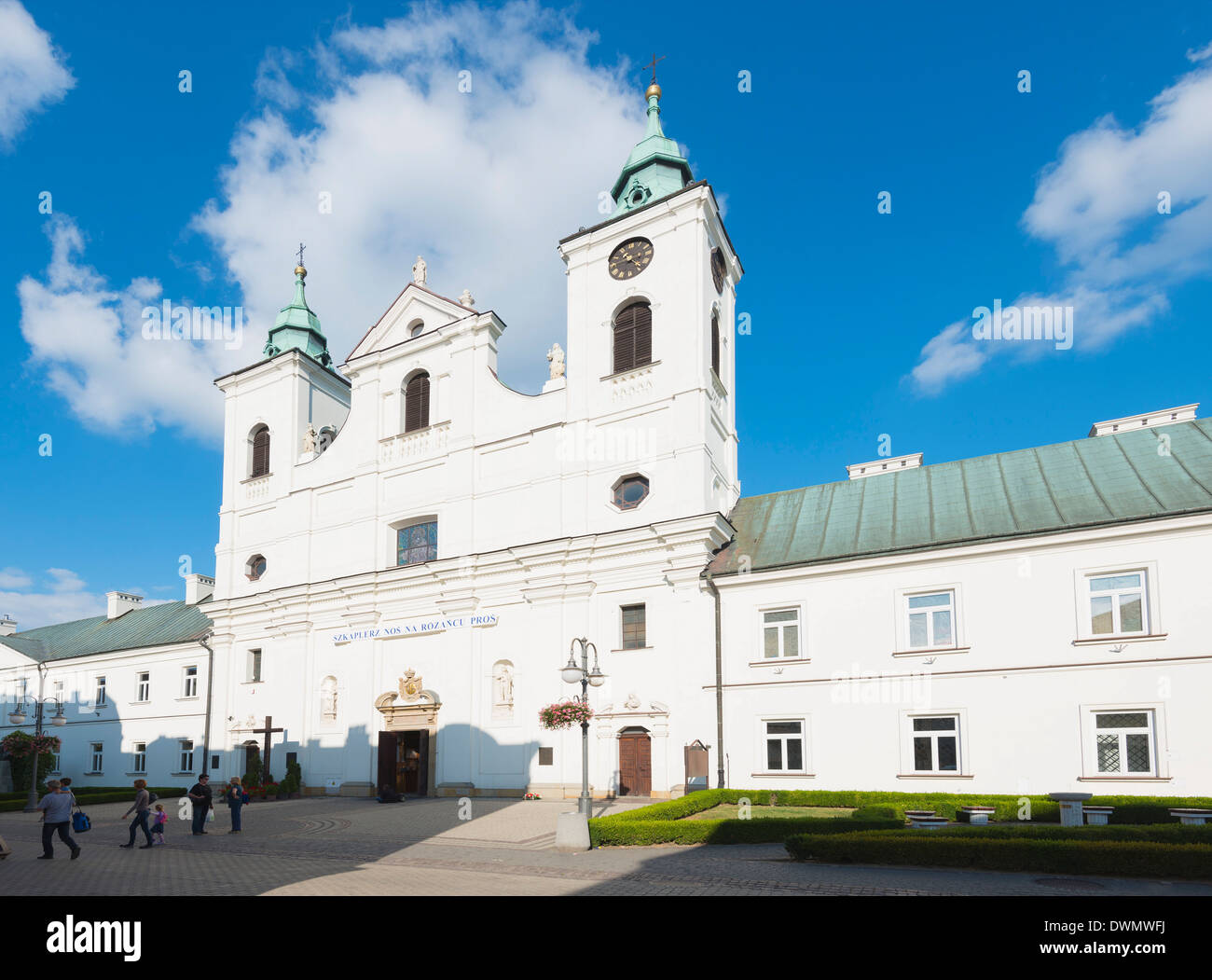 Alten Kloster der Piaristen Ordensbrüder und Hl. Kreuz, Kirche des Heiligen Kreuzes, Rzeszow, Polen, Europa Stockfoto