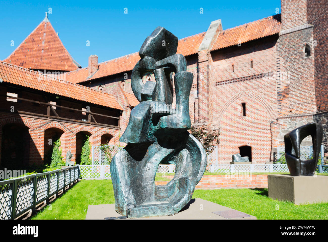 Mittelalterliche Marienburg, Marienburg Festung Maria, UNESCO-Weltkulturerbe, Pommern, Polen, Europa Stockfoto