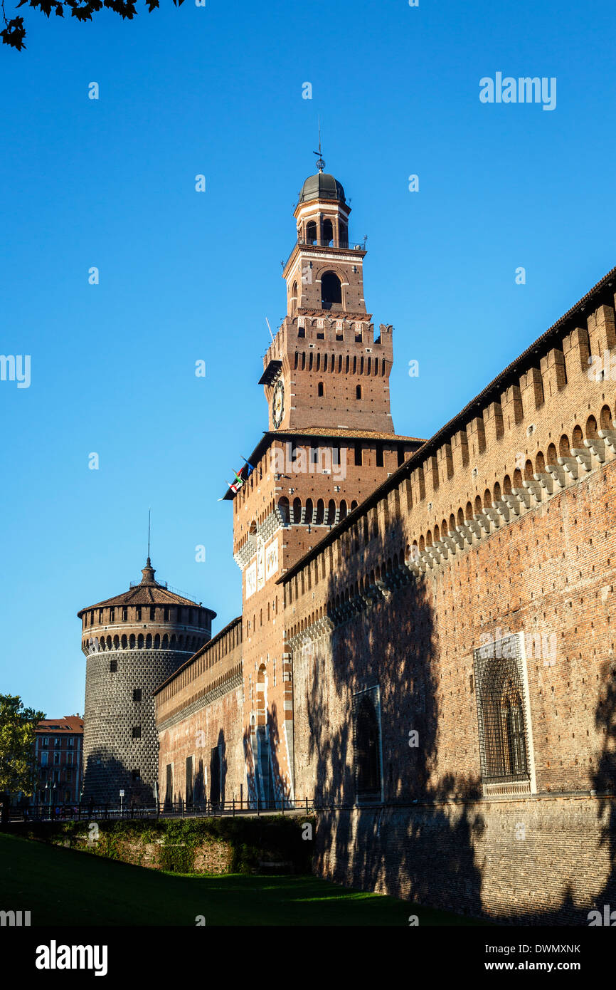 Castello Sforzesco (Castello Sforzesco), Mailand, Lombardei, Italien, Europa Stockfoto