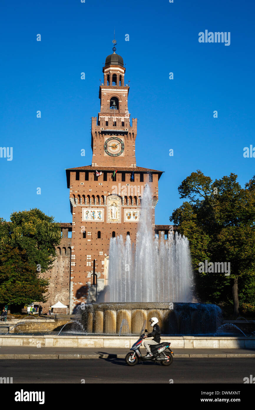 Castello Sforzesco (Castello Sforzesco), Mailand, Lombardei, Italien, Europa Stockfoto