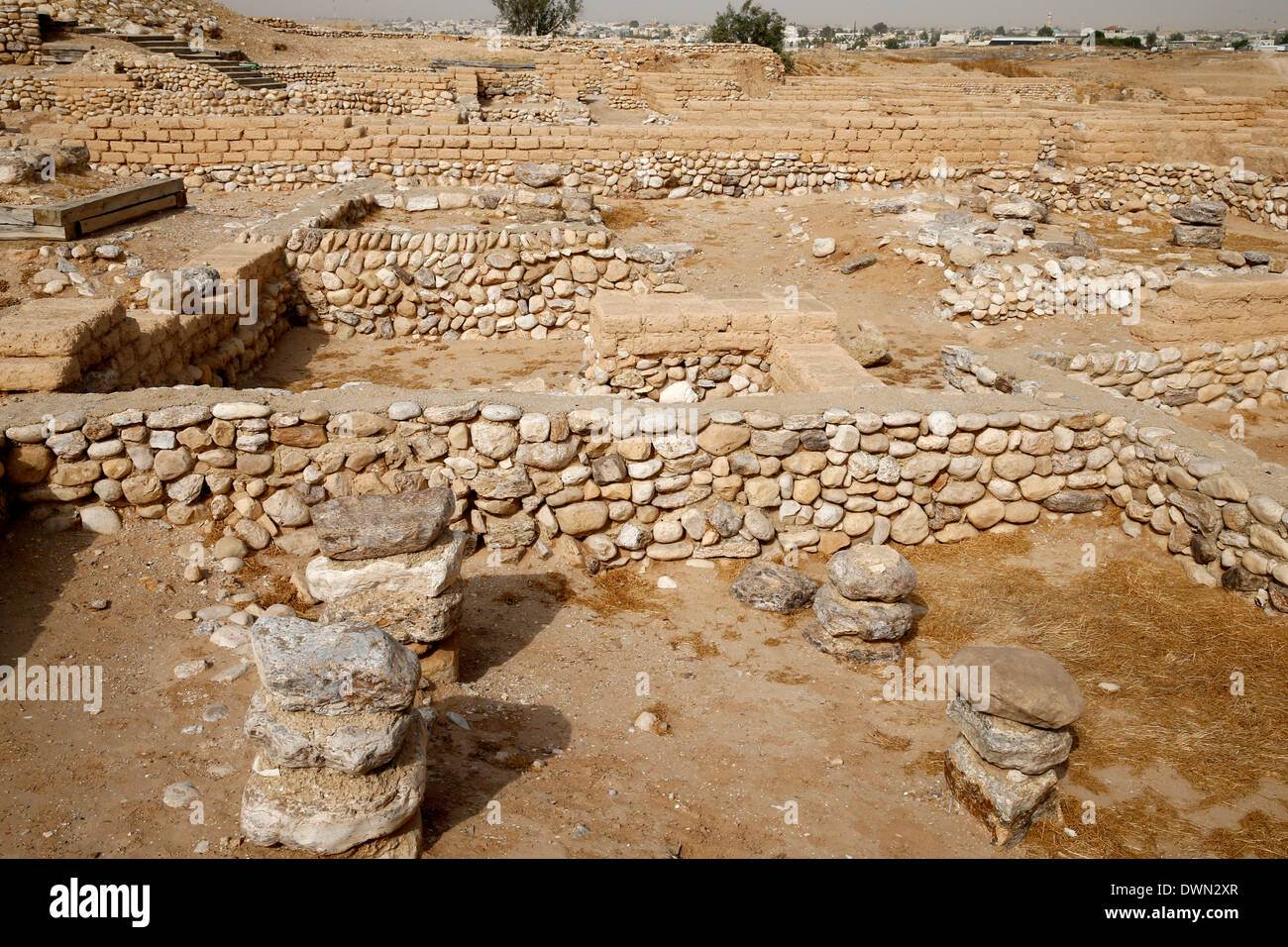 Die Bibel erzählt von Beer-Sheba, Israel, Nahost Stockfoto
