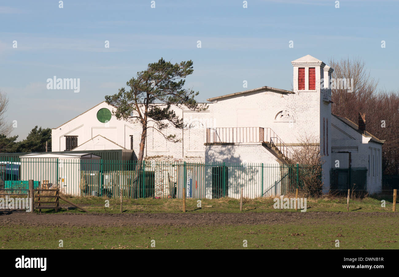 Alte Zeche Gebäude aus Backworth Grube, Nord-Ost England UK Stockfoto