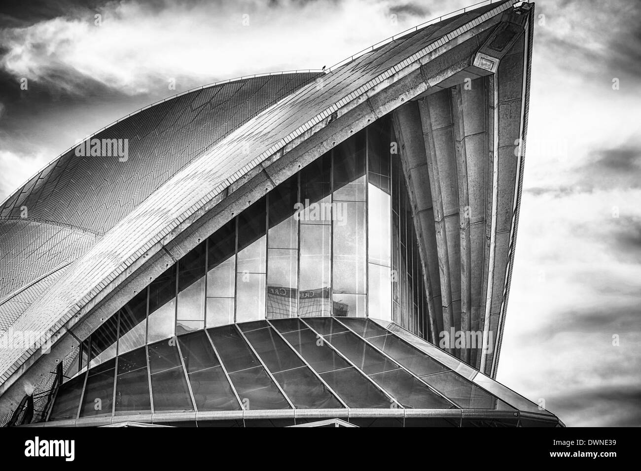 Sydney Opera House Segel Stockfoto