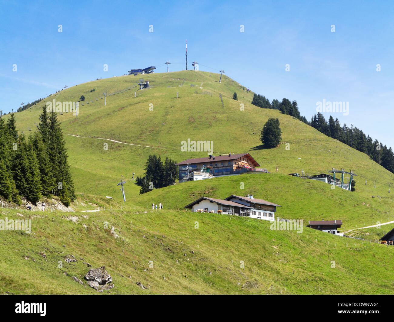 Mt-Hohe Salve, Kitzbüheler Alpen, Tirol, Österreich Stockfoto
