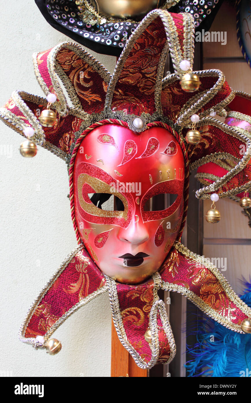 Typischen venezianischen Karnevalsmaske Stockfoto