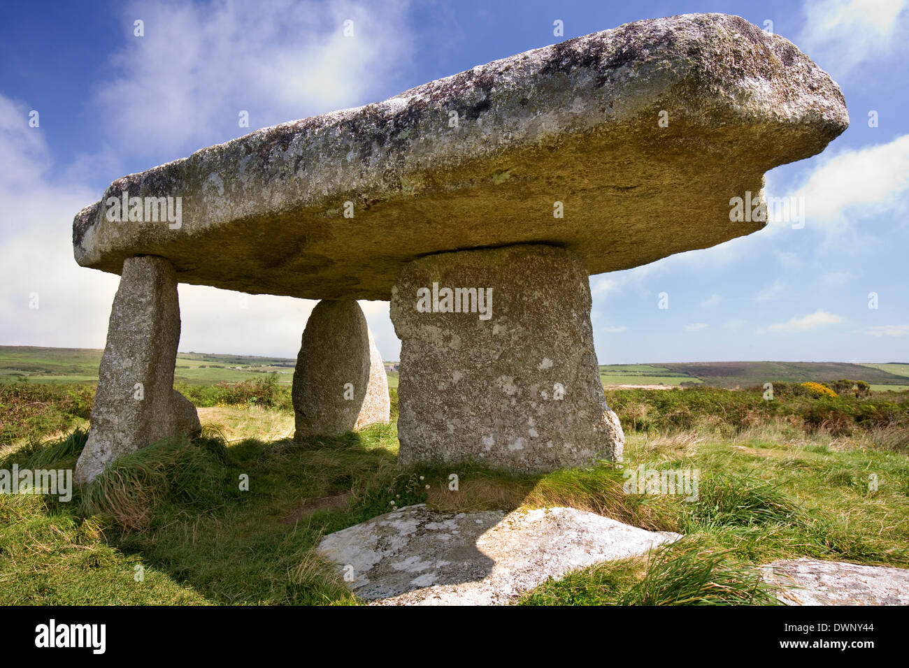 Lanyon Quoit prähistorischen Steinen in Cornwall im Vereinigten Königreich Stockfoto