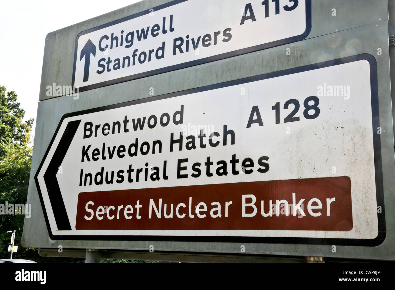 9355. Kelvedon Hatch, geheimen Atombunker, Brentwood, Essex, England Stockfoto