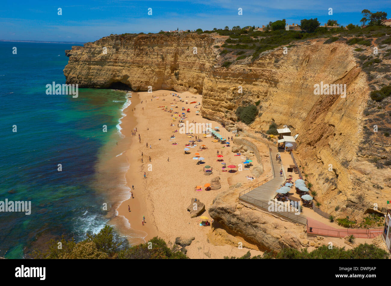 Centeanes Strand, Praia do Centeanes, Vale do Carvoeiro, Lagoa, Algarve, Portugal, Centeanes, Europa Stockfoto