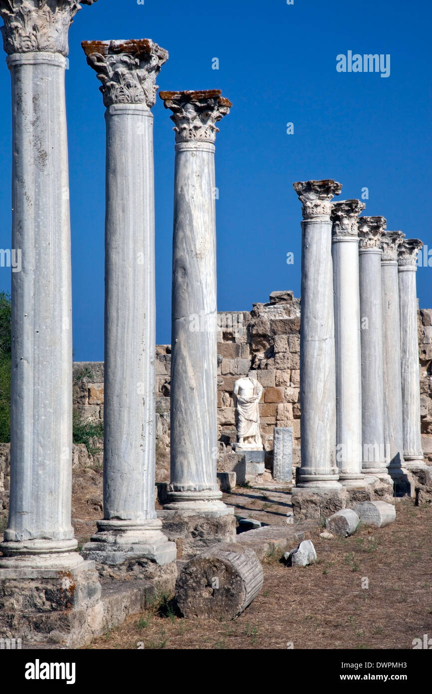 Salamis römischen Ruinen - türkische Republik Nordzypern Stockfoto